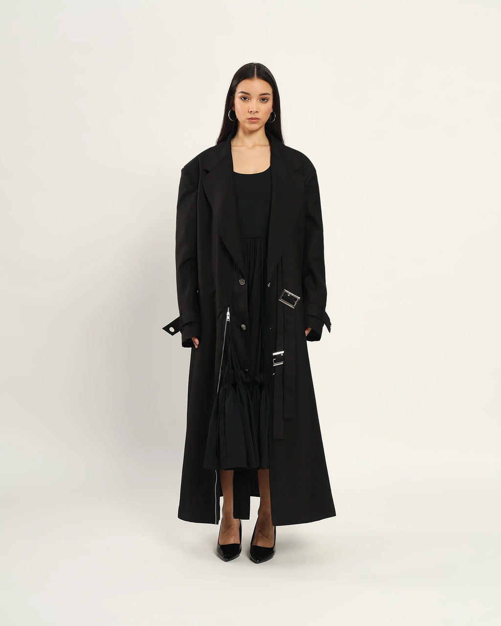 Black Backup Overcoat
