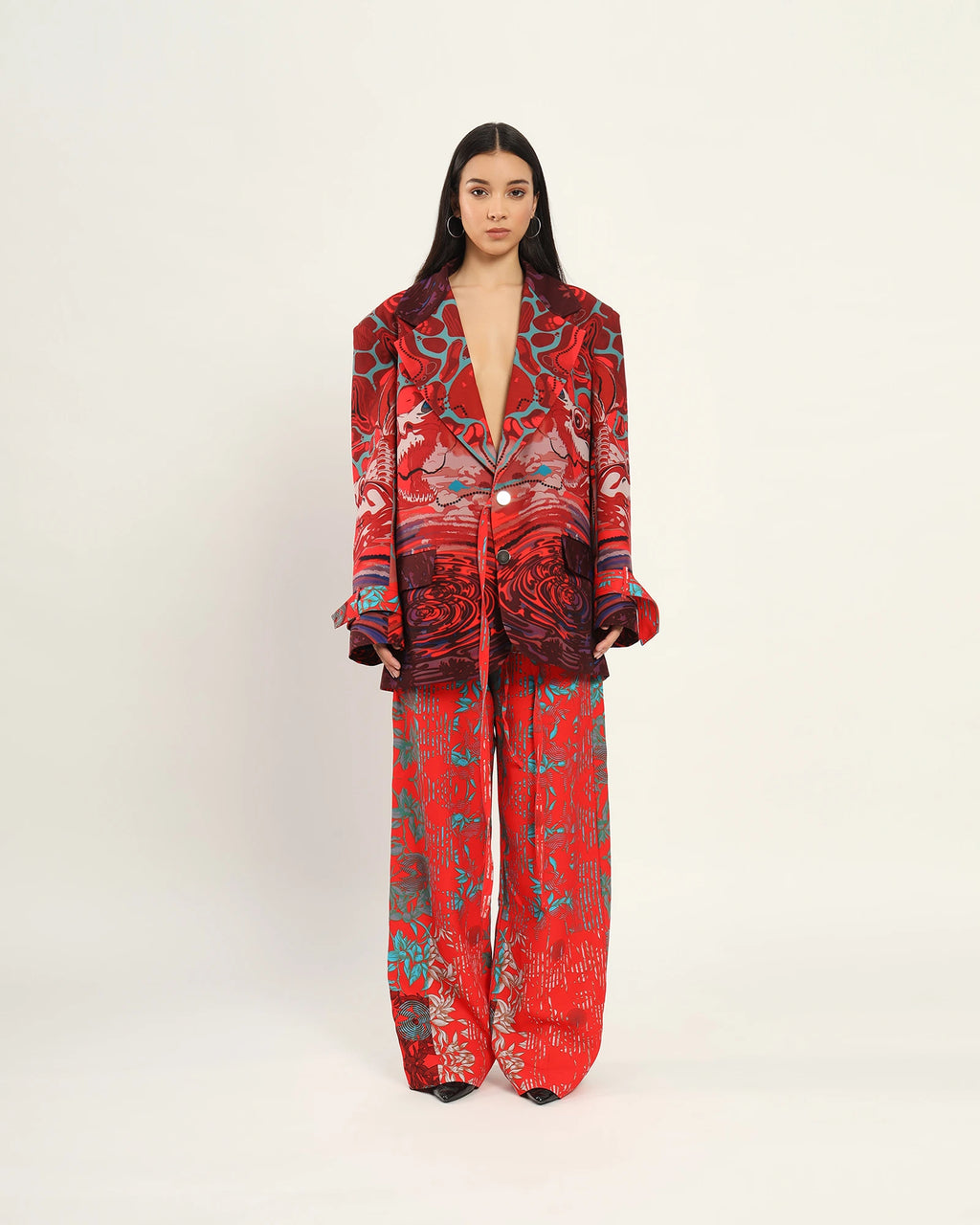 Bloody Whirlpool Blazer Set
