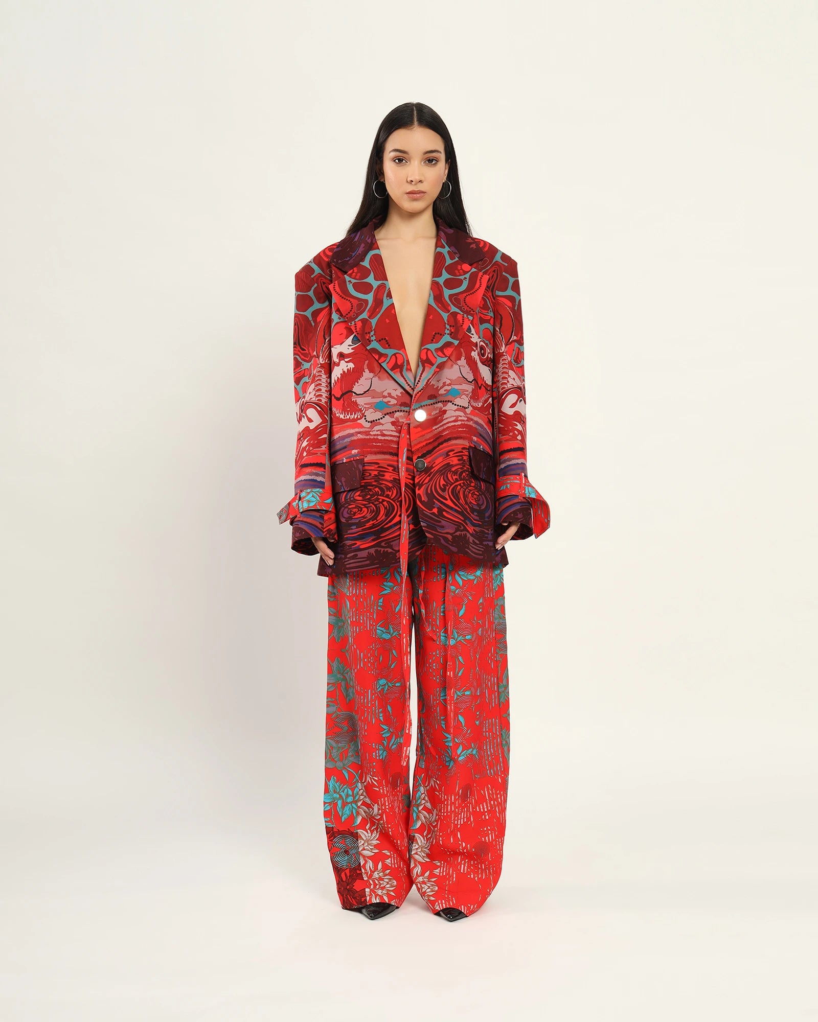 Bloody Whirlpool Blazer Set