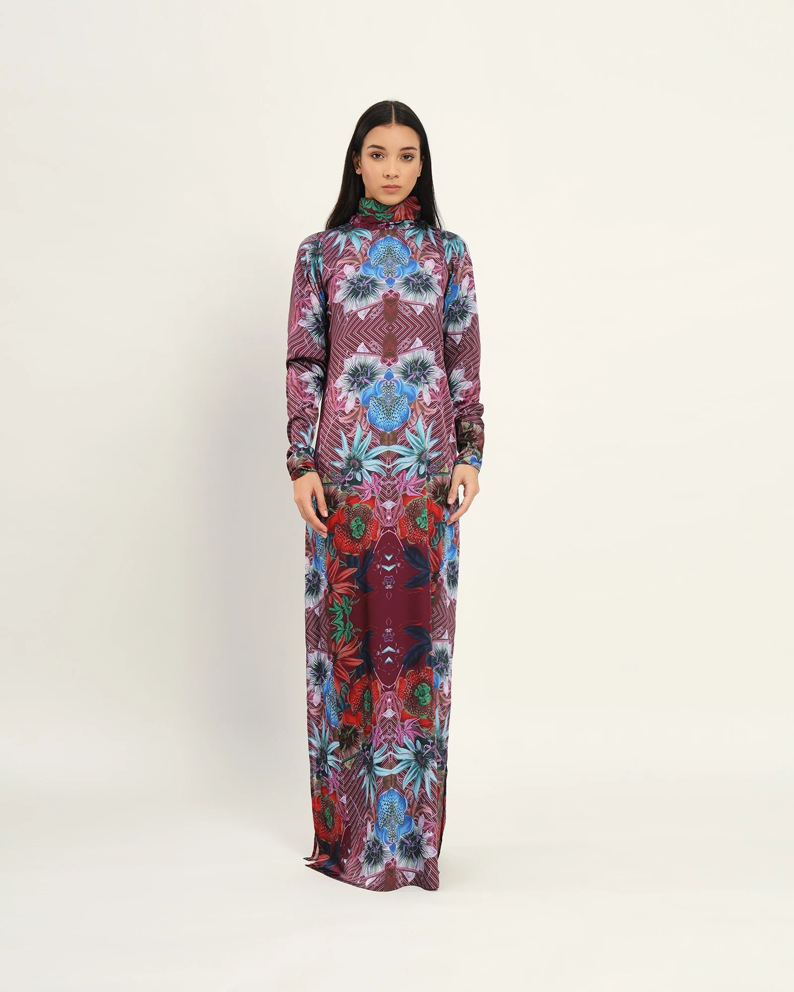 Inner Chess Garden Long Dress