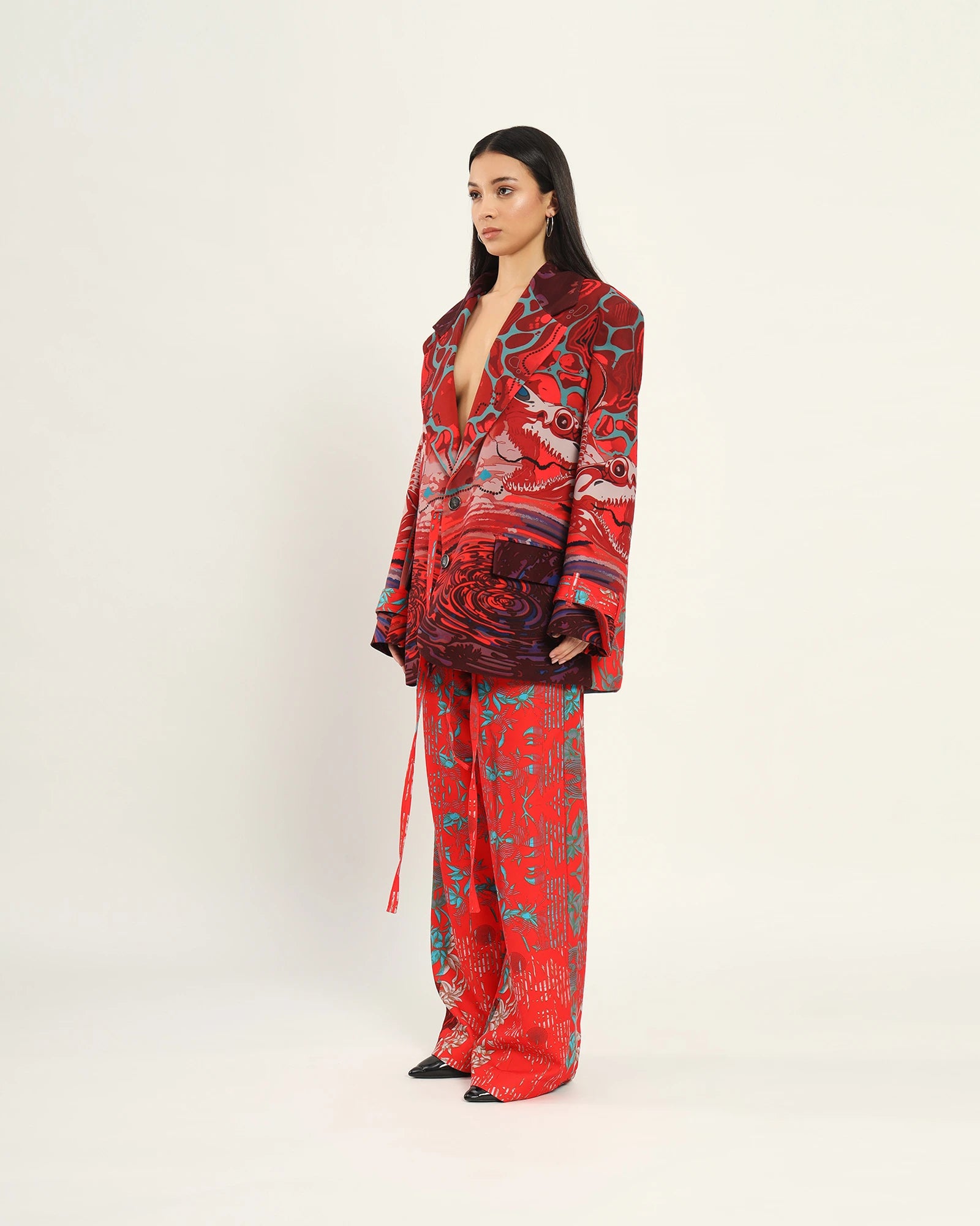 Bloody Whirlpool Blazer Set