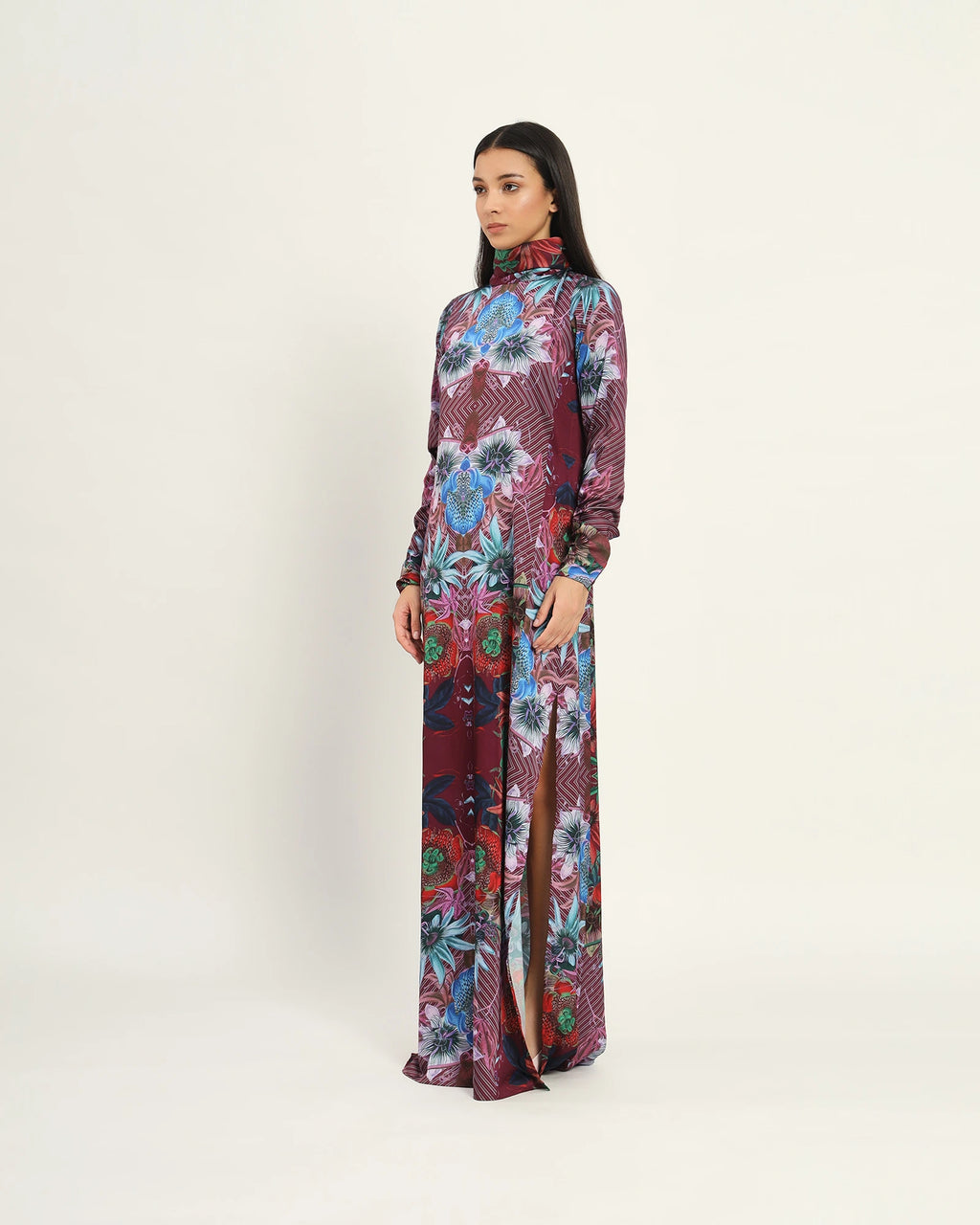 Inner Chess Garden Long Dress
