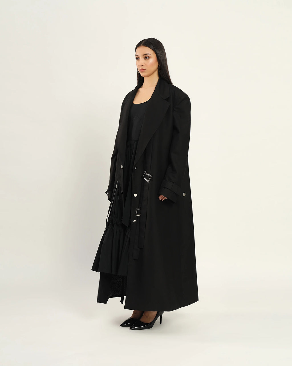 Black Backup Overcoat