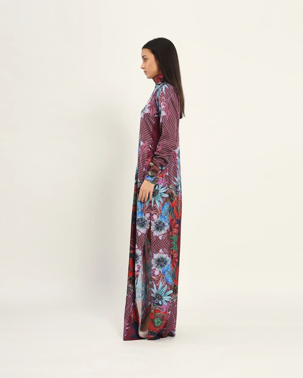 Inner Chess Garden Long Dress