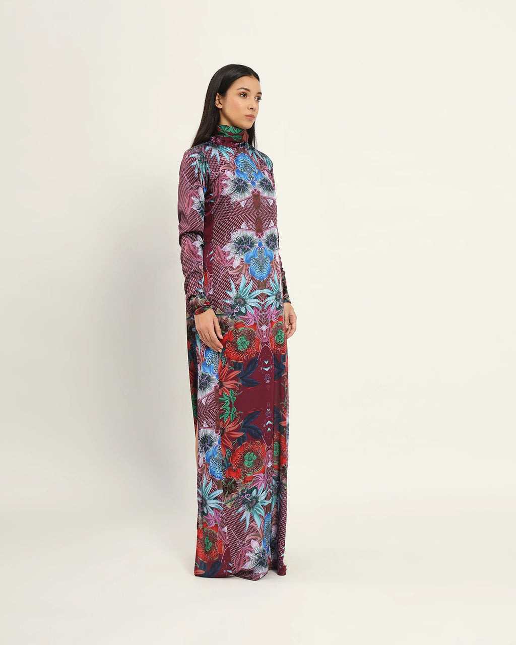 Inner Chess Garden Long Dress
