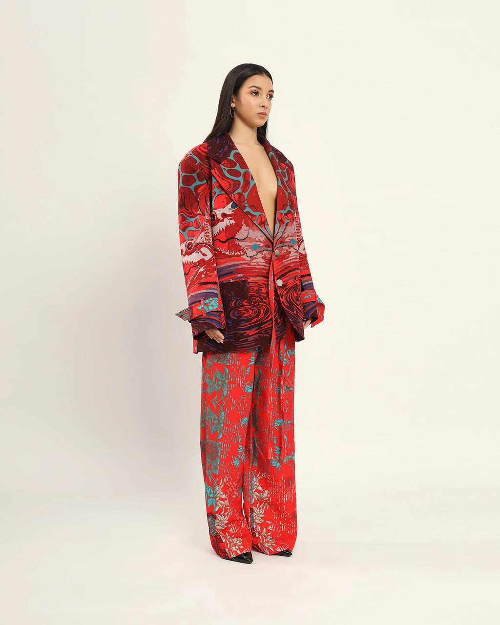 Bloody Whirlpool Blazer Set