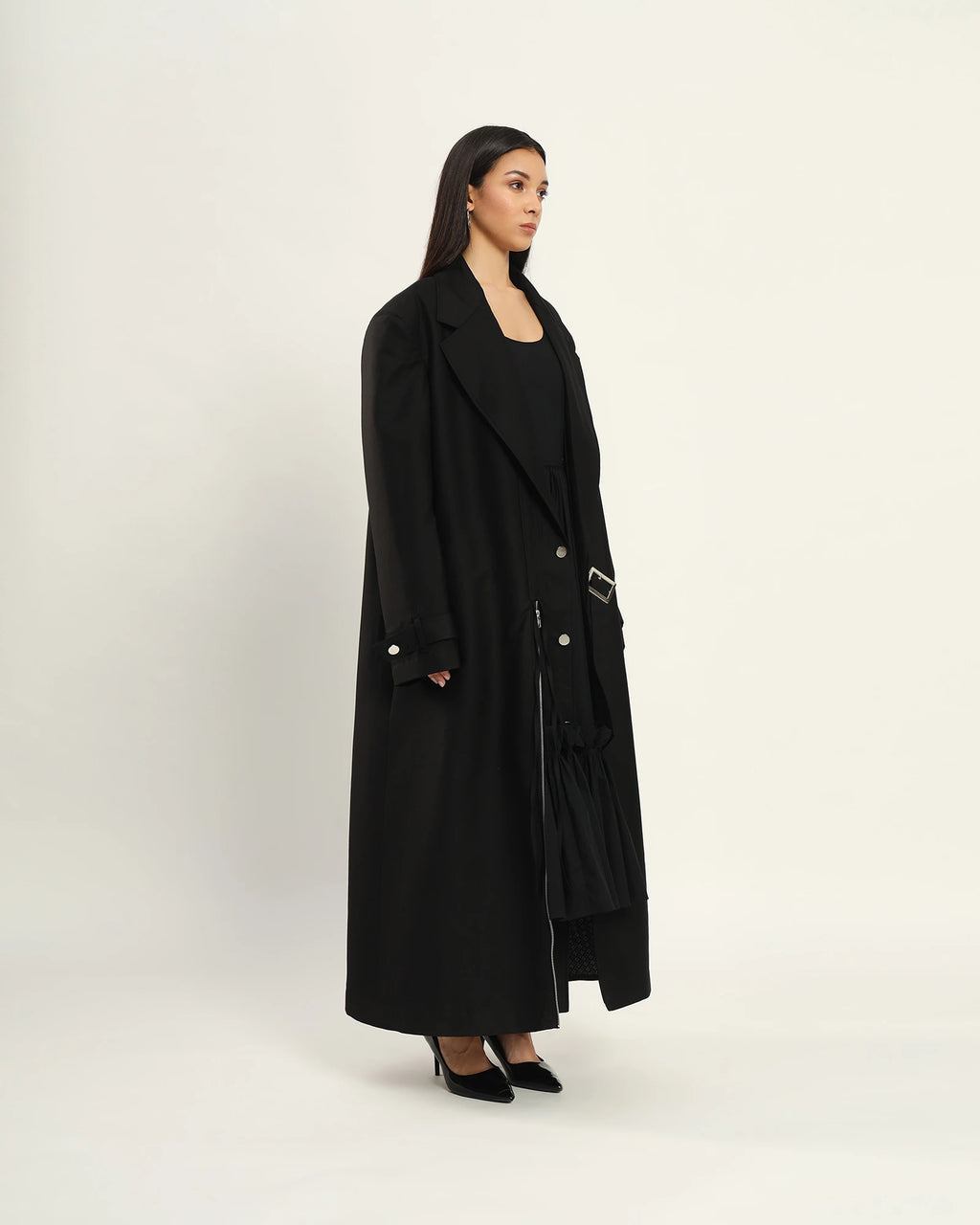 Black Backup Overcoat