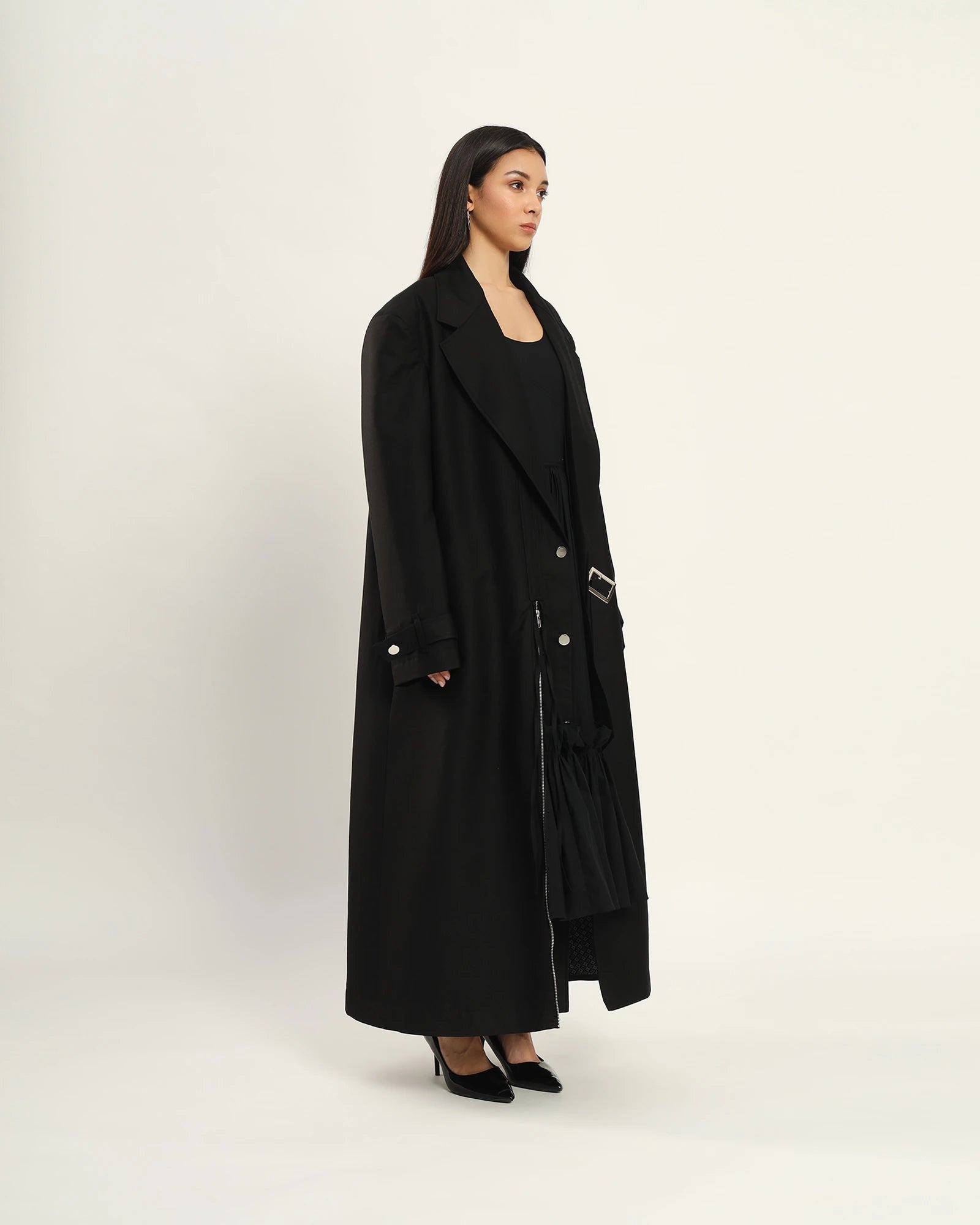 Black Backup Overcoat