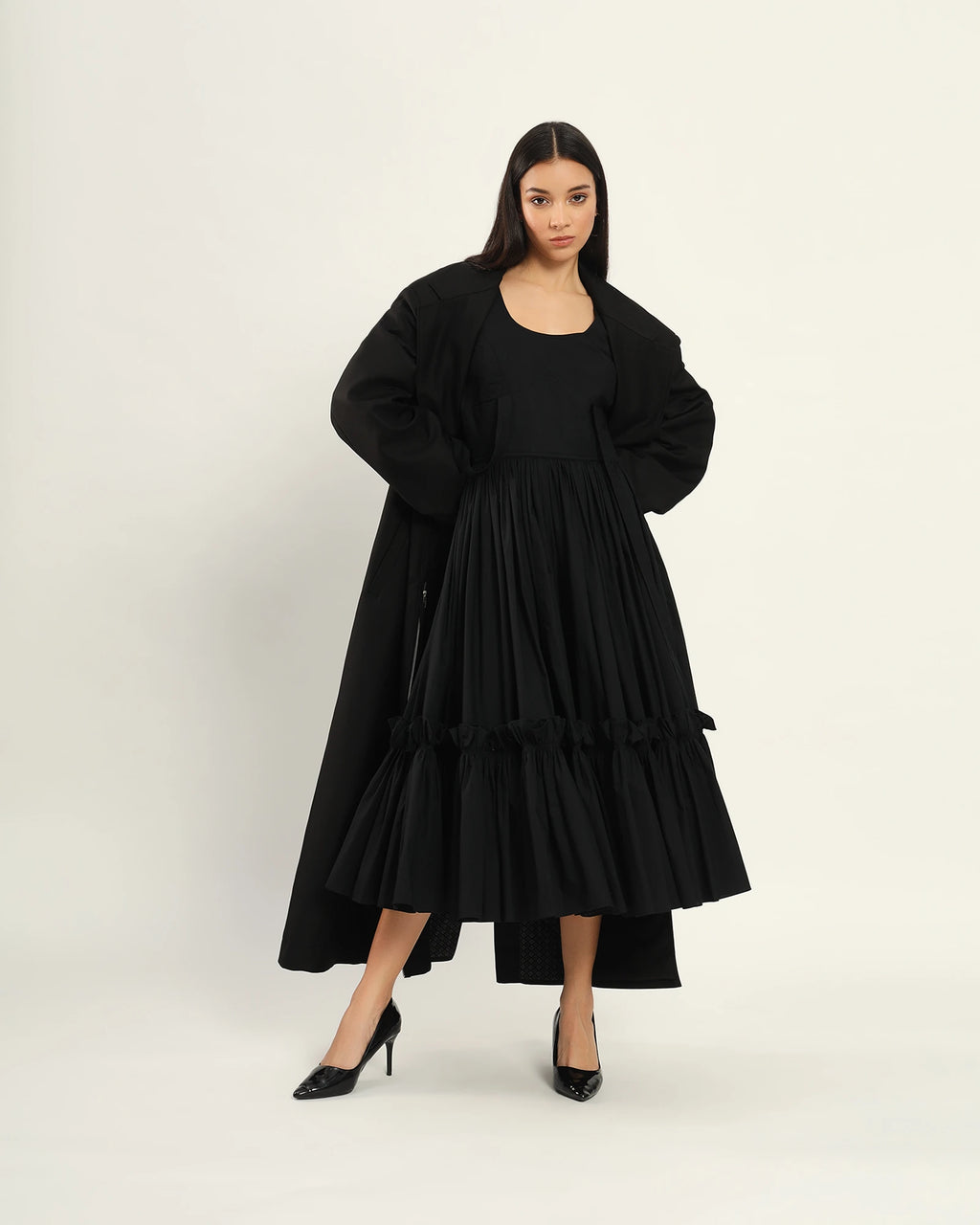 Black Backup Overcoat