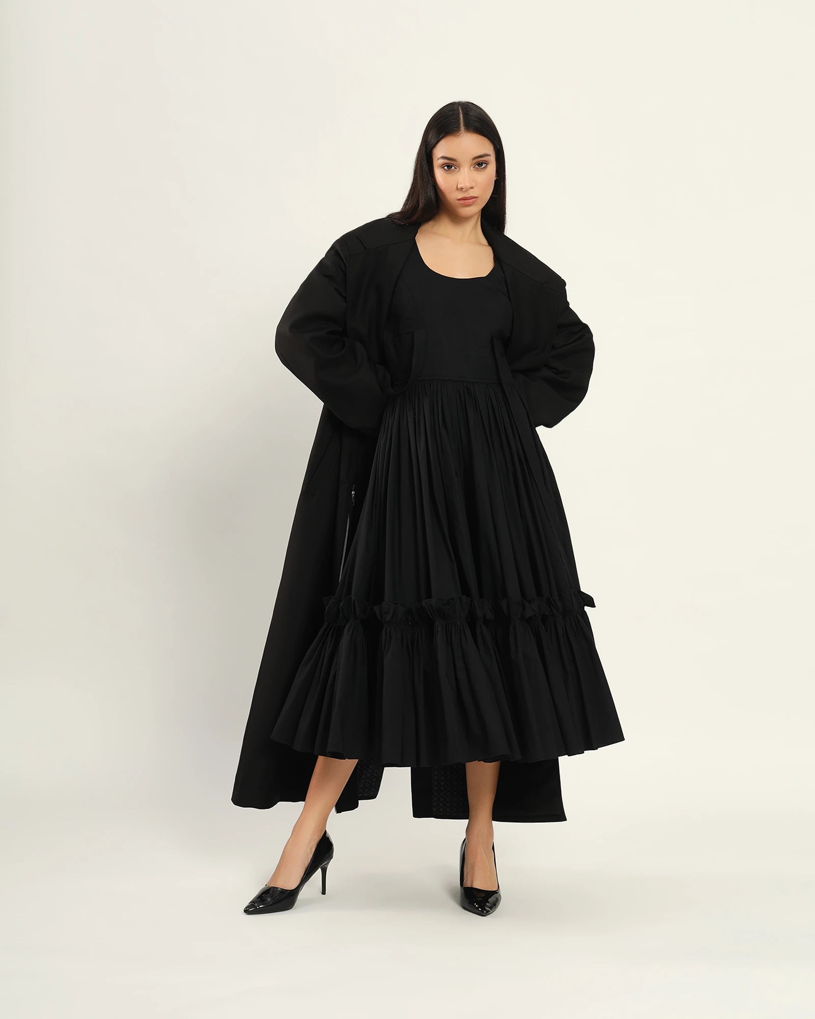 Black Backup Overcoat