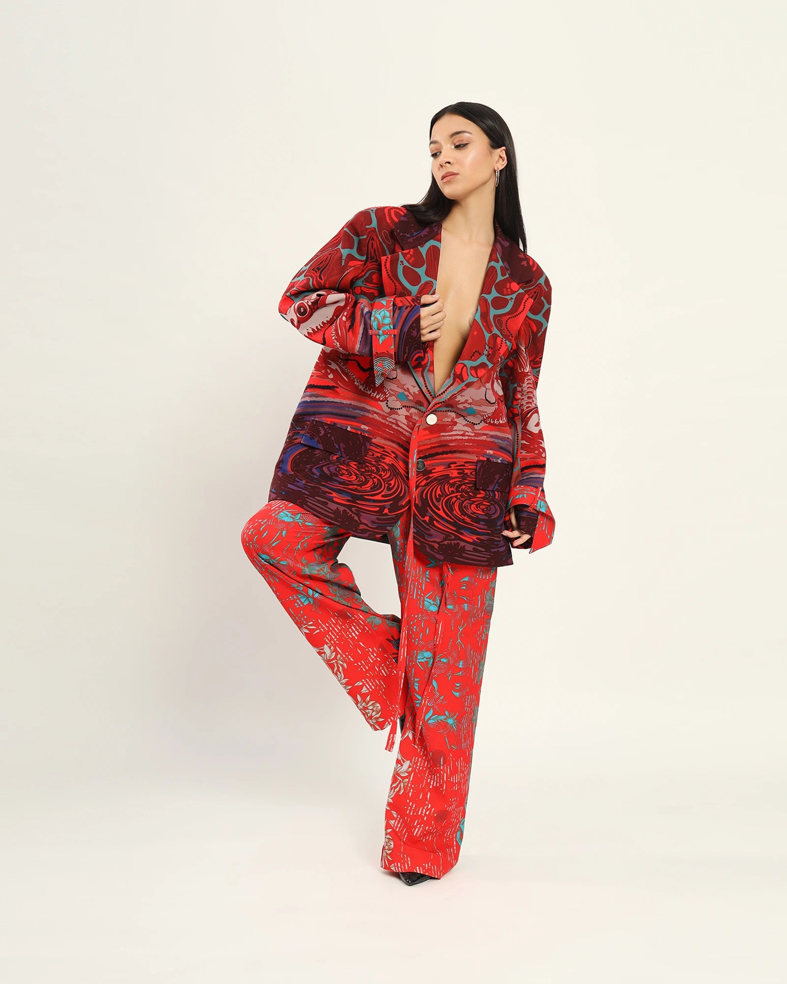 Bloody Whirlpool Blazer Set